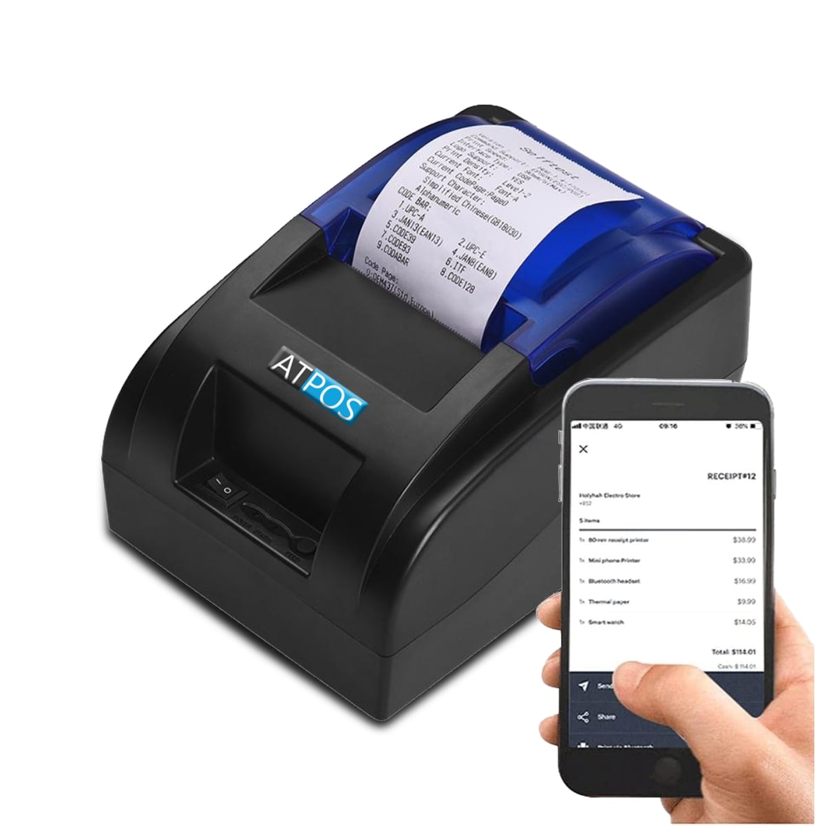 Mobile Printer with Bluetooth for sale