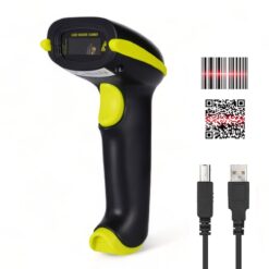 Atpos AT-5700D 2D 1D Handheld Wired Barcode Scanner Yellow