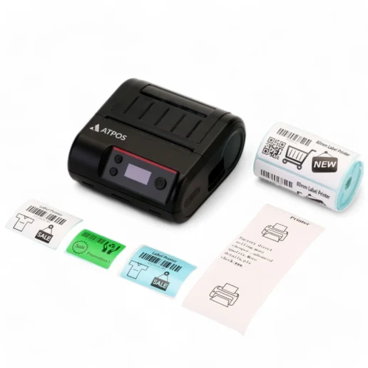 Atpos MD80 80mm 3-Inch Mobile Label Receipt Printer (Dual Mode) | USB+BT - Image 3